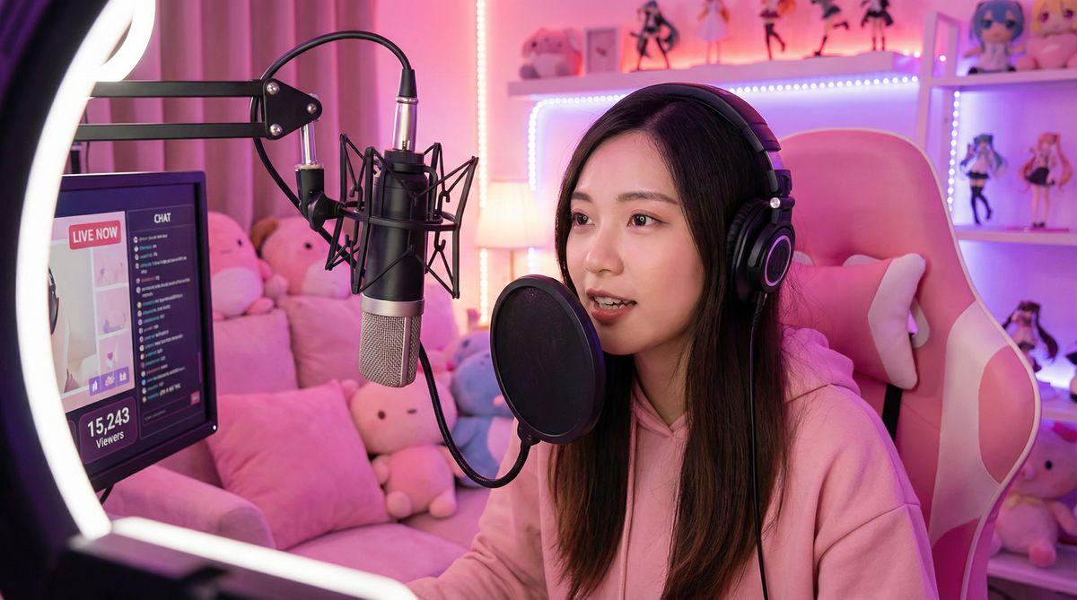 抖音风直播视频